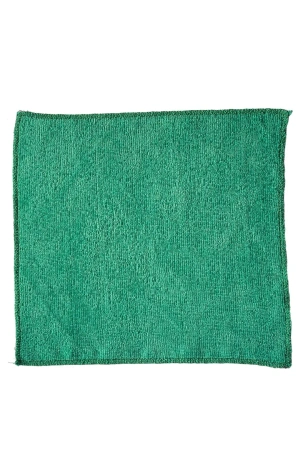 Фото №1 - ХозСалфетки: универсал 30х30 200г/м2 микрофибра без упаковки зеленая