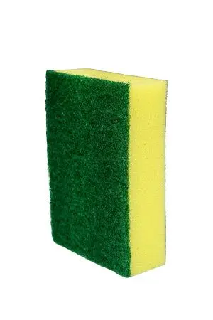 Фото №16 - Губки,скрабы: для посуды VCLEAN Гигант 14х9.5х4 поролон+абразив