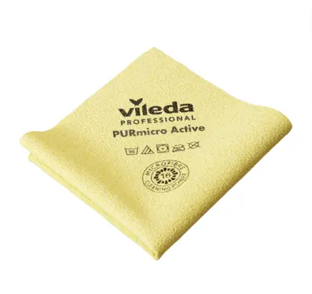 Vileda: Салфетка ПУРмикро Актив 38х35 желтая