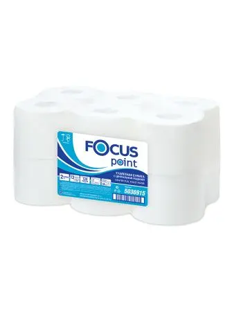 Фото №1 - Хаят: Бумага туалетная ЦВ 2сл 120м/11,3 ФОКУС Пойнт белая