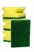 Превью №8 - Губки,скрабы: для посуды Скандик Тек 9.5х7х4.5 зеленый абразив /пач.=10 шт.