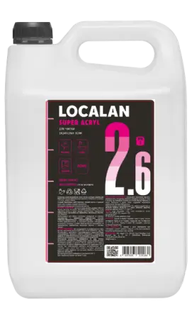 Фото №1 - Localan: Super Acryl 2.6 5л для чистки акриловых поверхностей от налёта ,слабокислотное