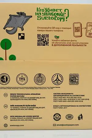 Фото №9 - Канцелярские товары: Бумага А4 80 г/м 500л SVETO COPY класс С