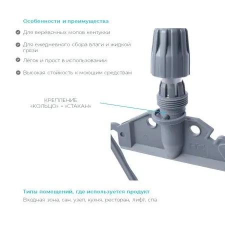 HQ Profiline: Держатель мопов Кентукки пластик