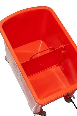 Фото №9 - Вик: Тележка 1х20 пластик с отжимом красная MRY