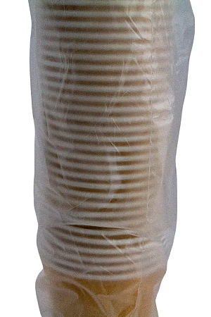 Фото №6 - Одноразовая продукция: Стакан бумажный 350 мл 1сл d=90мм крафт /пач.=50 шт.