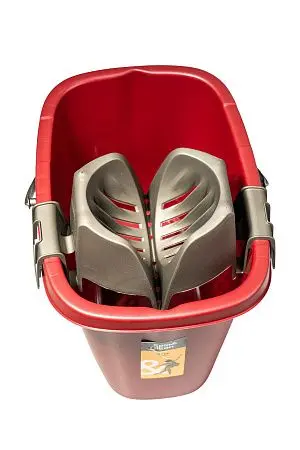 Фото №4 - Хозяйственный инвентарь: Ведро с отжимом 13л пластик МОП прямоугольное