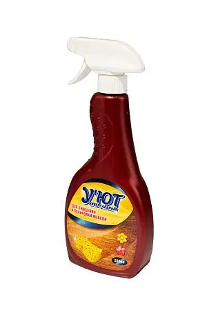 Фото №5 - Чистящее средство: УЮТ эмульсия 500мл СПРЕЙ д/очищен. и полировки мебели