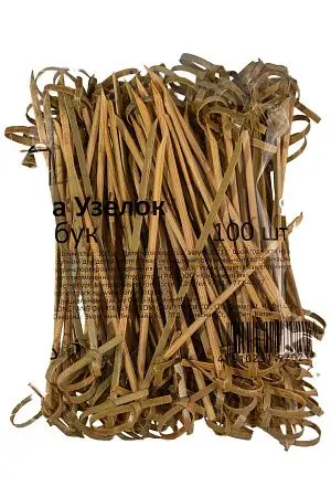 Фото №6 - Одноразовая продукция: Пика Узелок 9см бамбук /пач.=100 шт.