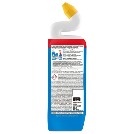 Чистящее средство: УТЕНОК 900мл гель 5в1 МОРСКОЙ