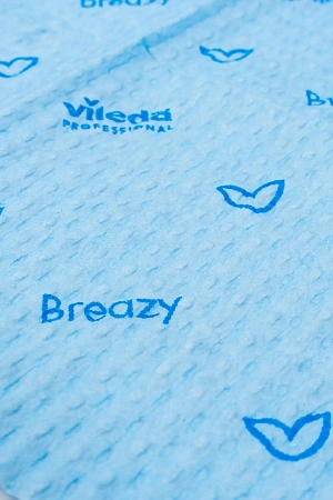 Фото №7 - Vileda: Салфетка Бризи 35,5x35см голубая