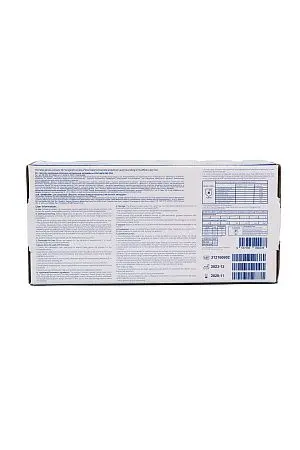 Фото №15 - Перчатки: латексные Dermagrip High Risk М неопудренные нестерильные синие /пач.=50 шт.