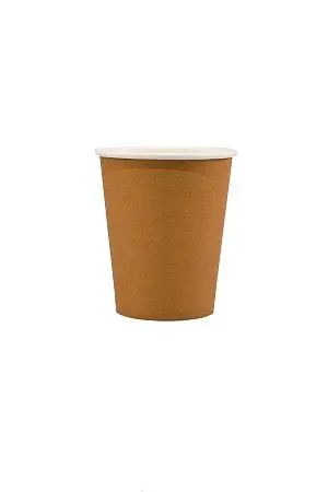 Фото №2 - Одноразовая продукция: Стакан бумажный 250мл 1сл d=80мм крафт /пач.=50 шт.