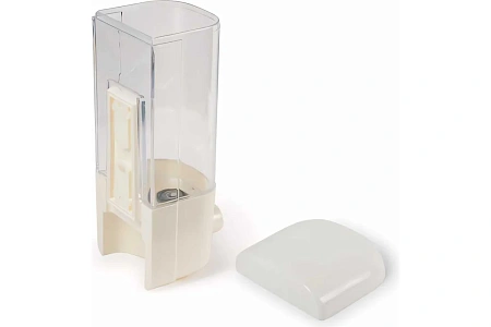 Фото №3 - Диспенсеры: для жидкого мыла 500мл ЛАЙМА EASY_1 наливной ABS-пластик белый