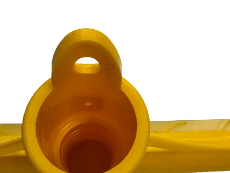 Фото №4 - Вик: Сгон 50 см пластик одна резина желтый MRY
