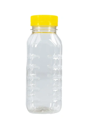 Фото №1 - Одноразовая продукция: Бутылка 0,25л d=38мм прозрачная с пробкой ПЭТ /пач.=180 шт.