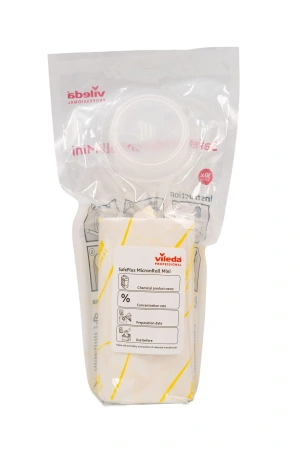 Фото №1 - Vileda: Салфетка МикронРолл СейфПлюс Мини 30л 30х28 в рулоне, желтая