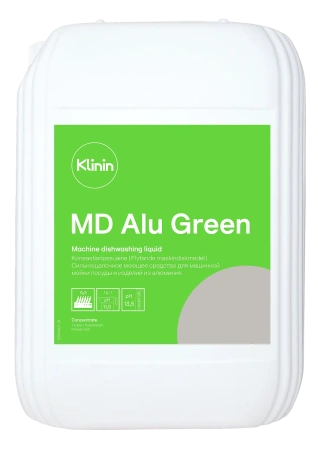 Klinin: МД Алу Грин 10л моющее средство для алюминиевой посуды в ПММ