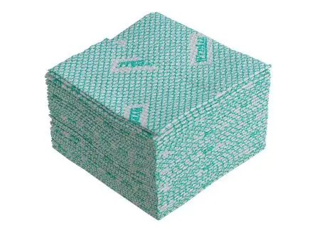 Kimberly-Clark: Салфетки Вайпол Х80 Плюс 1сл 34,5х33,5см зеленые /пач.=30 шт.