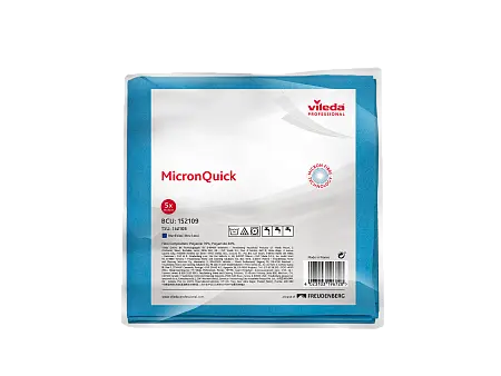 Фото №5 - Vileda: Салфетка* МикронКвик 40х38см голубой