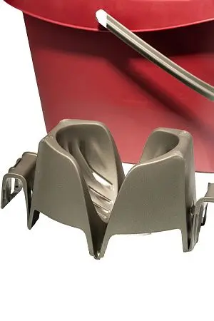 Фото №7 - Хозяйственный инвентарь: Ведро с отжимом 13л пластик МОП прямоугольное