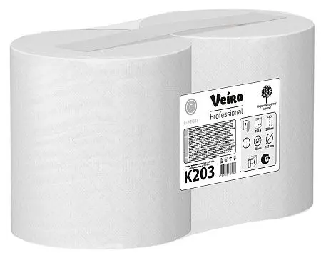 Фото №9 - VEIRO: Полотенца бумажные 2сл 150м/20 Comfort белые