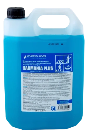 Фото №1 - ГОЛД: Harmonia plus 5л универсальное средство для мытья пола