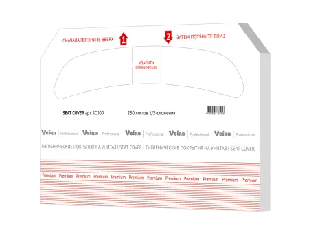 Фото №1 - VEIRO: Покрытия на унитаз 250л индивидуальные белые