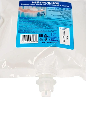 Фото №3 - Кеман: Мыло жидкое пенящееся 500 мл нейтральное в картридже бесцветное