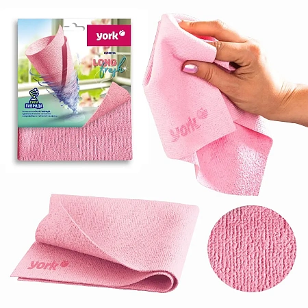 Фото №5 - ХозСалфетки: универсал 30х35 микрофибра YORK Лонг Фреш