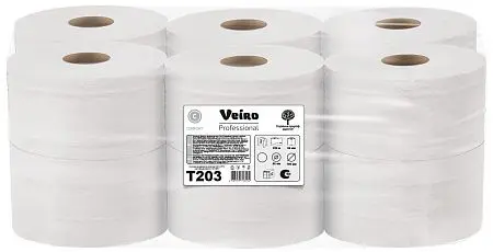 Фото №4 - VEIRO: Бумага туалетная 2сл 200м/9,2 Comfort белый