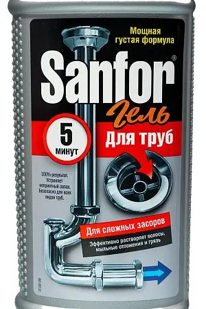 Фото №3 - Чистящее средство: САНФОР ДЛЯ ТРУБ 1000г гель