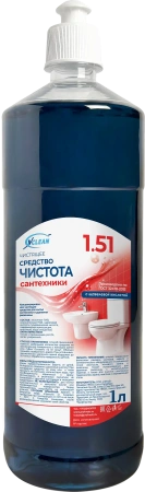 Чистящее средство: Vclean Чистота сантехники с щавелевой кислотой 1л