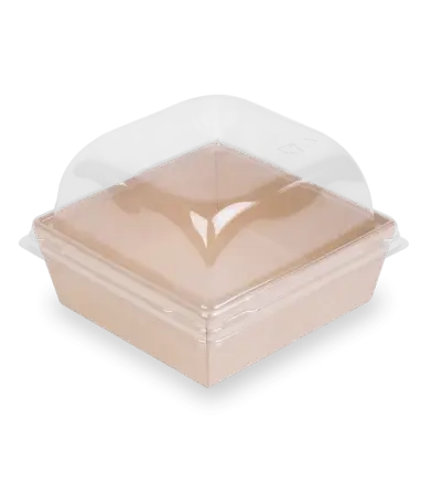 Фото №1 - Одноразовая продукция: Крышка к контейнеру 550 100/102x16мм OSQ SmartPack купольная прозрачная /пач.=50 шт.