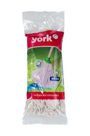 Хозяйственный инвентарь: МОП насадка на швабру YORK Мега веревочная хлопок