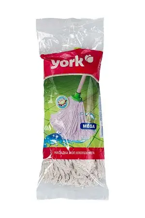 Фото №4 - Хозяйственный инвентарь: МОП насадка на швабру YORK Мега веревочная хлопок