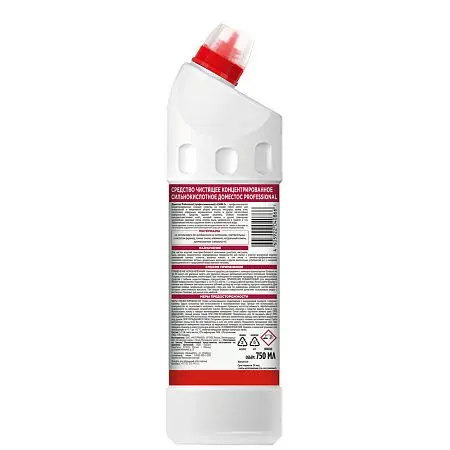 Фото №2 - Чистящее средство: ДОМЕСТОС Профессиональный 750мл САНИ-2 сильнокислотное