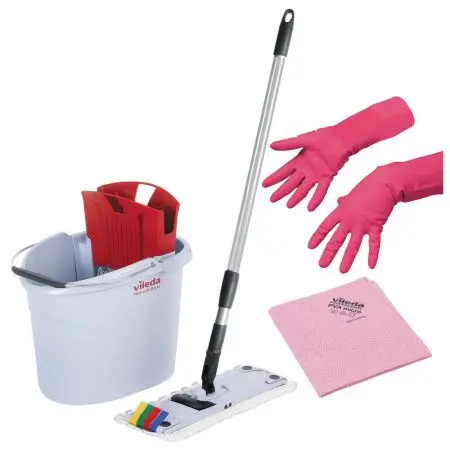 Фото №1 - Vileda: УльтраСпид Набор Мини Санузлы красный