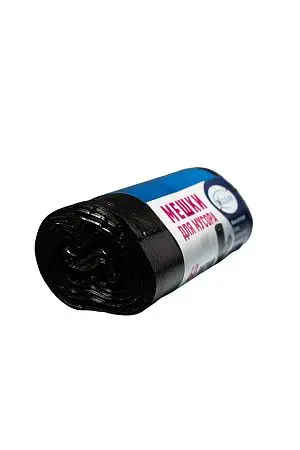 Фото №4 - Мешки для мусора: 60л 60х70 ПНД 7мкм VCLEAN черные /рул.=50 шт.