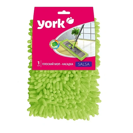 Фото №6 - Хозяйственный инвентарь: МОП насадка на швабру YORK Сальса микрофибра "лапша"