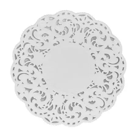 Фото №1 - Бумажные салфетки: под чашку D=16см ажурные /пач.=250 шт.