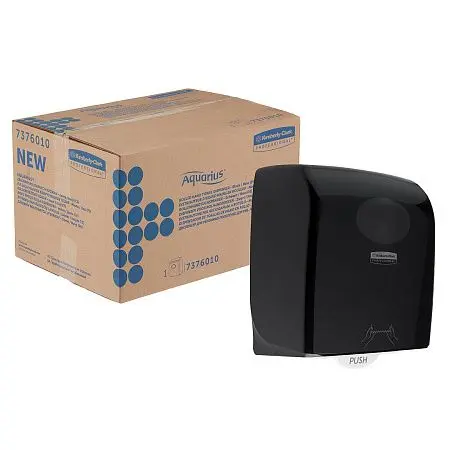 Фото №4 - Kimberly-Clark: Диспенсер Аквариус для полотенец в рулоне черный