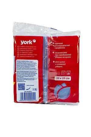 Фото №22 - ХозСалфетки: для мебели YORK 35х35 вискоза /пач.=3 шт.