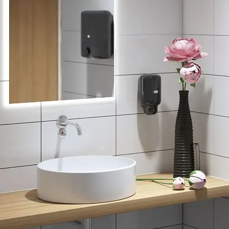 Фото №7 - Tork: Диспенсер S2 Elevation мини 500мл для жидкого мыла черный