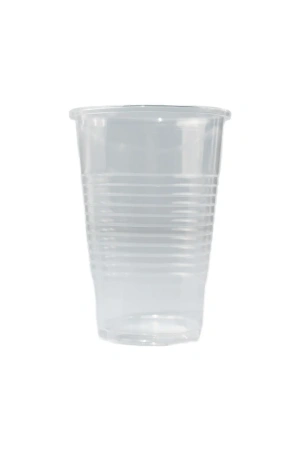 Фото №1 - Одноразовая продукция: Стакан 200мл пластиковый прозрачный /пач.=100 шт.