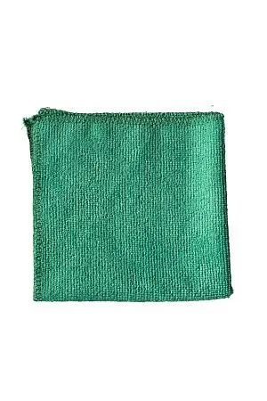 Фото №2 - ХозСалфетки: универсал 30х30 200г/м2 микрофибра без упаковки зеленая