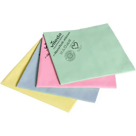 Фото №2 - Vileda: МЕД Салфетка р-Нано Тек микрон 38х40см антибактериальная красная