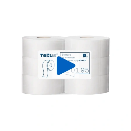 Фото №12 - ТОРК: Tellus Бумага туалетная T1 Стандарт 1сл 525м/9,5 белая