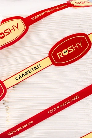 Фото №8 - Бумажные салфетки: столовые 2сл 250листов 24х24 Сыктывкар ROSHY белые