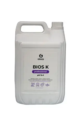 Фото №2 - Grass: Биос-К 5,6кг высококонц. щелочное моющее ср-во